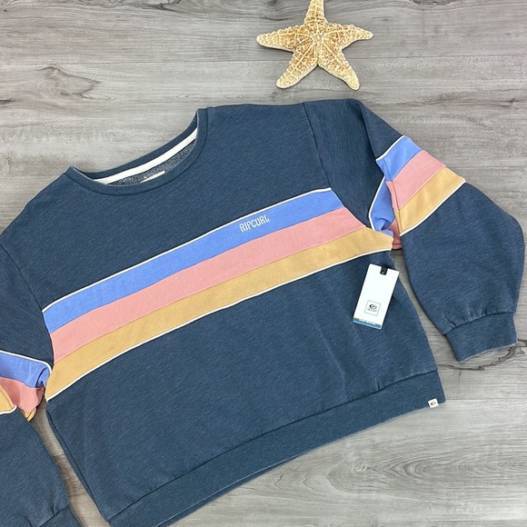🔆RIP CURL🔆 GOLDEN STATE CREW RETRO SWEATSHIRT - Picture 5 of 13